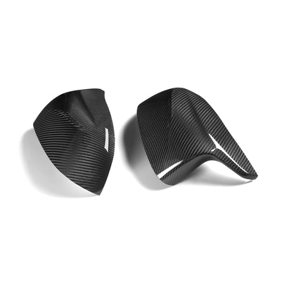 MHC+ BMW X Series Wing Mirror Covers In Pre Preg Carbon Fibre (F97 X3M, F98 X4M, F95 X5M & F96 X6M)