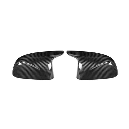 MHC+ BMW X Series Wing Mirror Covers In Pre Preg Carbon Fibre (F97 X3M, F98 X4M, F95 X5M & F96 X6M)