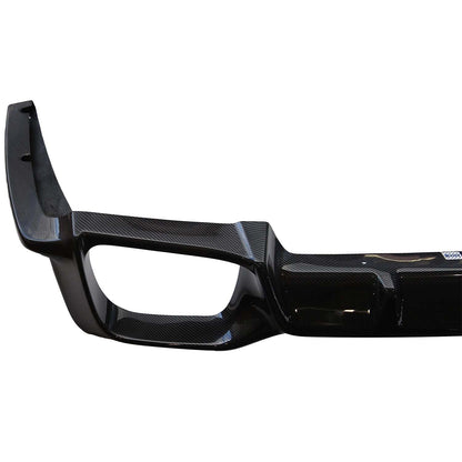 MHC BMW X4M Aggressive Style Rear Diffuser In Gloss Carbon Fibre (F98)