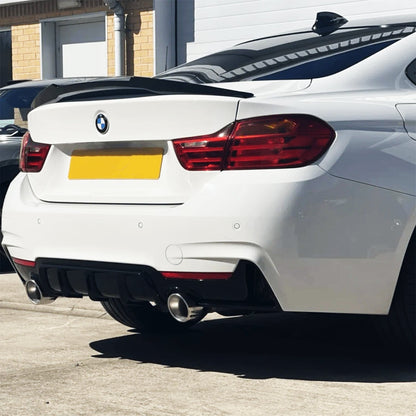 MHC Black BMW F32 4 Series M4 Style Rear Spoiler In Gloss Black