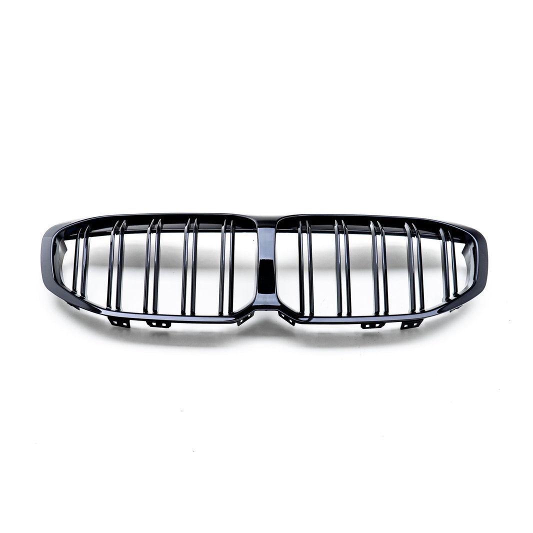 MHC Black BMW 1 Series Double Slat Front Grille In Gloss Black (F40)