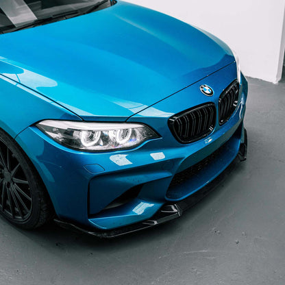 BMW F87 M2 CSM Style Gloss Black Front Splitter