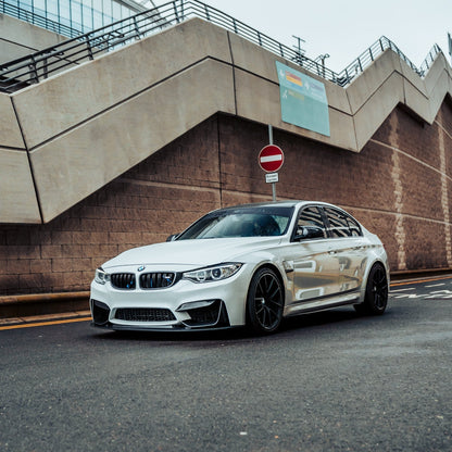 MHC+ BMW M3/M4 GT Style Front Splitter In Gloss Pre Preg Carbon Fibre (F80/F82/F83)
