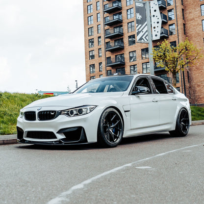 MHC+ BMW M3/M4 GT Style Front Splitter In Gloss Pre Preg Carbon Fibre (F80/F82/F83)
