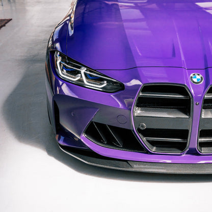 MHC+ BMW M3/M4 SP1 Front Splitter In Pre Preg Carbon Fibre (G80/G81/G82/G83)