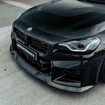 MHC+ BMW M2 G87 Edition 1 Front Splitter In Pre Preg Gloss Carbon Fibre (G87)