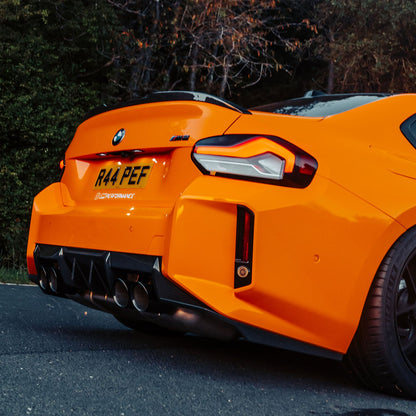 MHC+ BMW M2 G87 Edition 1 Rear Diffuser 3pcs In Pre Preg Gloss Carbon Fibre (G87)