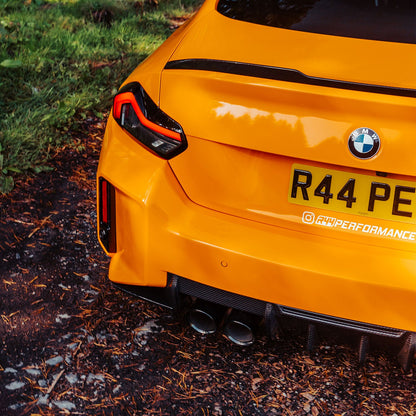 MHC+ BMW M2 G87 Edition 1 Rear Diffuser 3pcs In Pre Preg Gloss Carbon Fibre (G87)