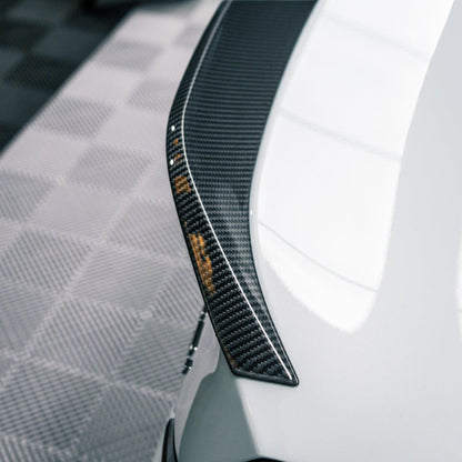 MHC+ BMW M2/M240i Performance Style Rear Spoiler In Pre Preg Carbon Fibre (G87/G42)