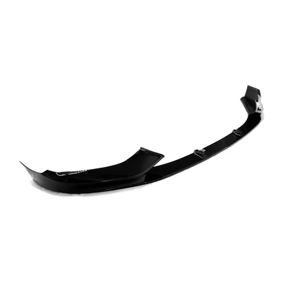 BMW F20 & F21 1 Series M Sport LCI Performance Style Gloss Black Front Splitter (inc M140i & M135i)