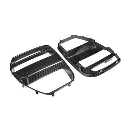 MHC+ BMW M3/M4 GT Style Front Grille With ACC In Pre Preg Carbon Fibre (G80/G81/G82/G83)