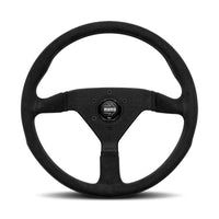 MOMO Montecarlo Steering Wheel In Black Microfibre