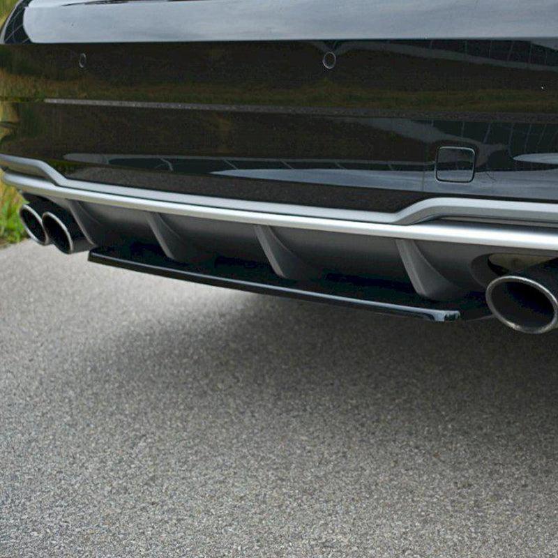 Maxton Central Rear Splitter Audi S3 8V Fl Sedan (2017-2020)