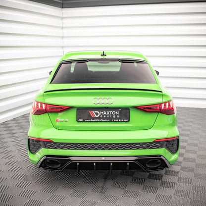 Maxton Design Audi RS3 Aggressive Rear Diffuser In Gloss Black (8Y)