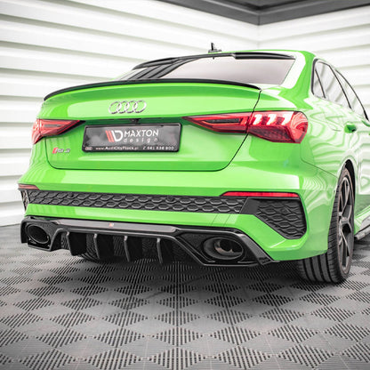 Maxton Design Audi RS3 Aggressive Rear Diffuser In Gloss Black (8Y)