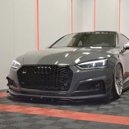 Maxton Design Audi S5 Pre-Facelift Ultra Aggressive Fibreglass Front Splitter (B9/F5)
