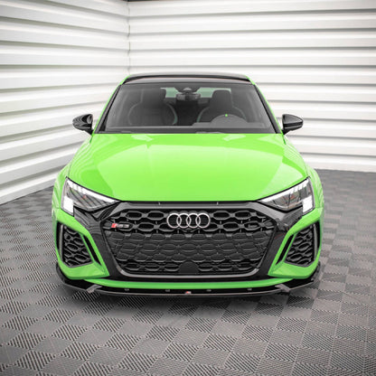 Maxton Design Audi RS3 V1 Front Splitter In Gloss Black (8Y)