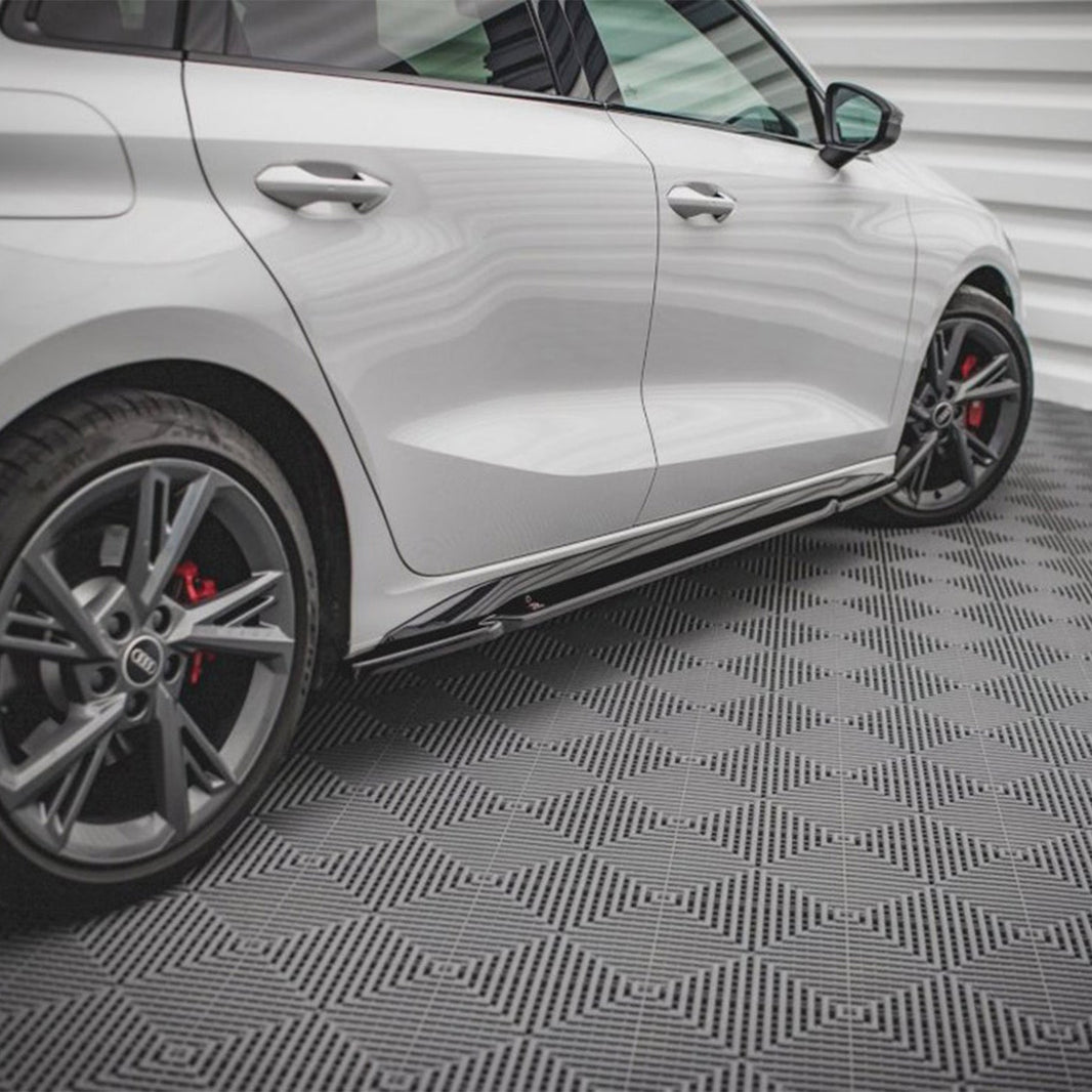Maxton Design Audi S3 Side Skirts In Gloss Black (8Y)