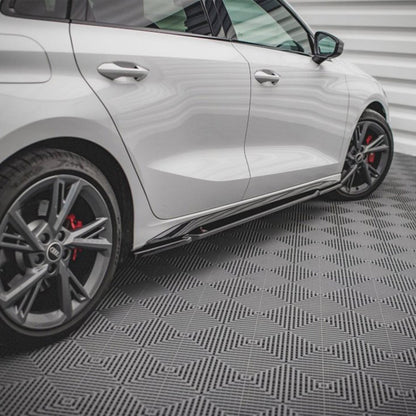 Maxton Design Audi S3 Side Skirts In Gloss Black (8Y)