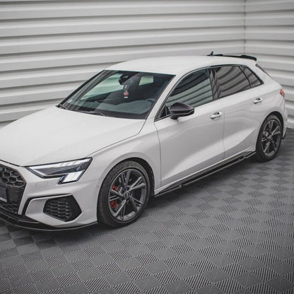 Maxton Design Audi S3 Side Skirts In Gloss Black (8Y)