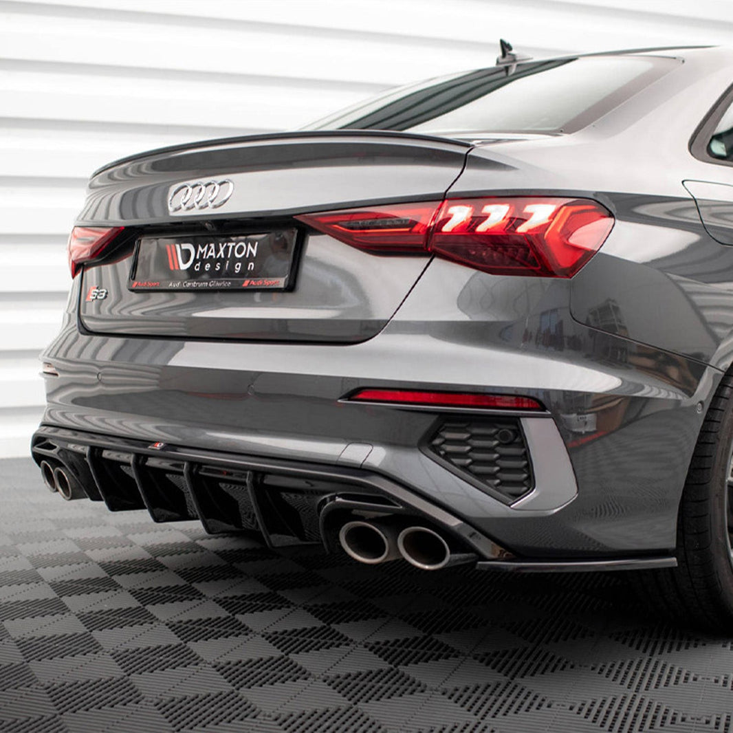 Maxton Design Audi S3 Sedan Rear Diffuser In Gloss Black (8Y)