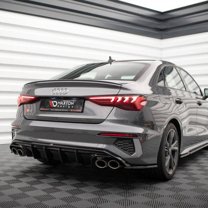 Maxton Design Audi S3 Sedan Rear Diffuser In Gloss Black (8Y)