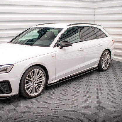 Maxton Design Audi S4 Side Skirts In Gloss Black (B9)