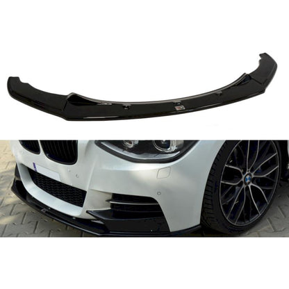 Maxton Design BMW 1 Series Pre LCI Front Splitter In Gloss Black (F20/F21)