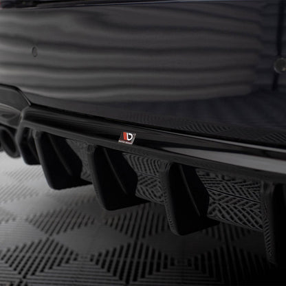 Maxton Design BMW M5 Rear Diffuser In Gloss Black (F10)