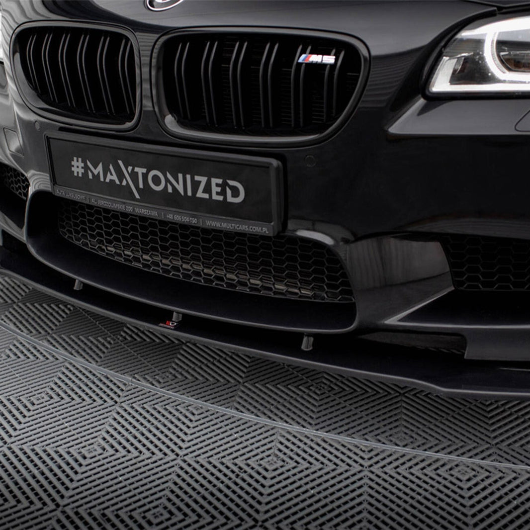 Maxton Design BMW M5 V1 Front Splitter In Gloss Black (F10)