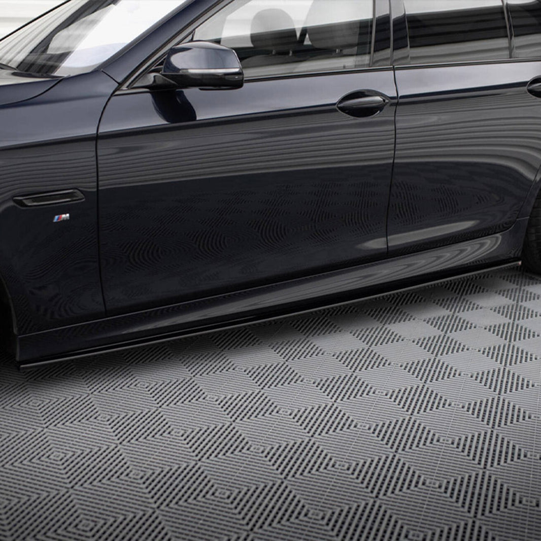 Maxton Design BMW M5 V1 Side Skirts In Gloss Black (F10)