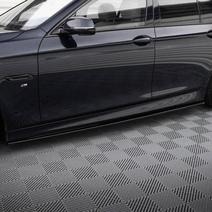 Maxton Design BMW M5 V1 Side Skirts In Gloss Black (F10)