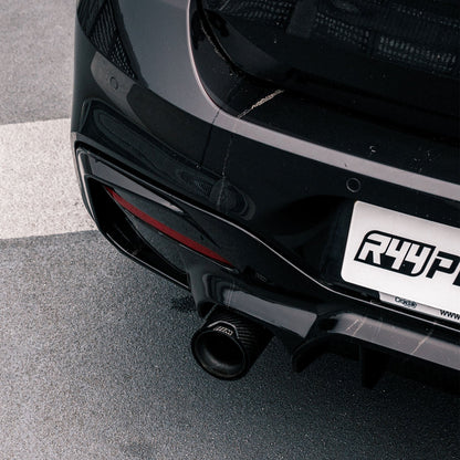 Maxton Design BMW 1 Series Very Aggressive Rear Diffuser In Gloss Black (F20/F21 LCI Facelift) M-Power