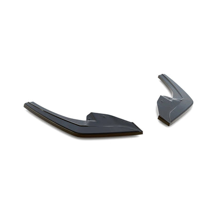 Maxton Design BMW 1 Series V3 Rear Side Splitters In Gloss Black (F20/F21 LCI)