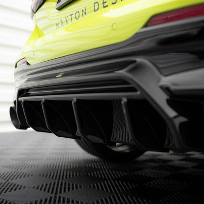 Maxton Design BMW M135i/1 Series M Sport V1 Rear Diffuser In Gloss Black (F40)