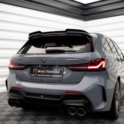 Maxton Design BMW M135i V1 Rear Spoiler Cap In Gloss Black (F40)