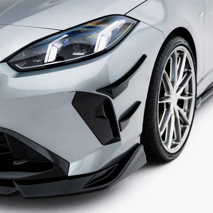 Maxton Design BMW F70 M135 Gloss Black Front Canards