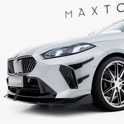 Maxton Design BMW F70 M135 Gloss Black Front Canards