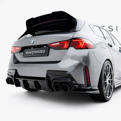 Maxton Design BMW F70 M135 Gloss Black Rear Diffuser