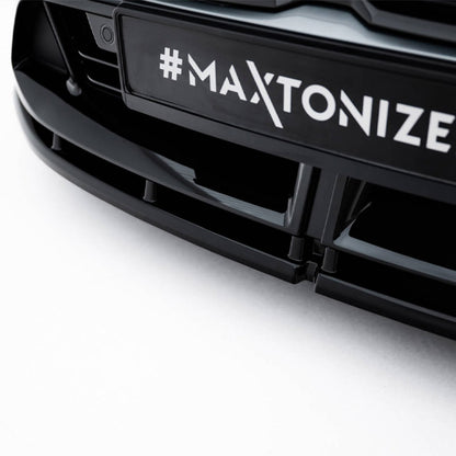 Maxton Design BMW F70 M135 V1 Gloss Black Front Splitter