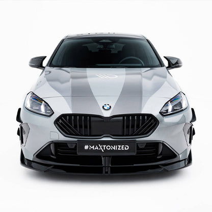 Maxton Design BMW F70 M135 V2 Gloss Black Front Splitter