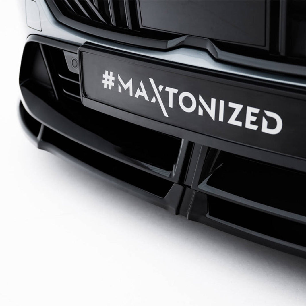 Maxton Design BMW F70 M135 V3 Gloss Black Front Splitter