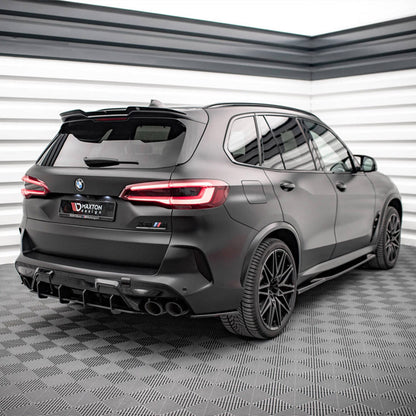 Maxton Design BMW X5M Rear Spoiler Cap In Gloss Black (F95)
