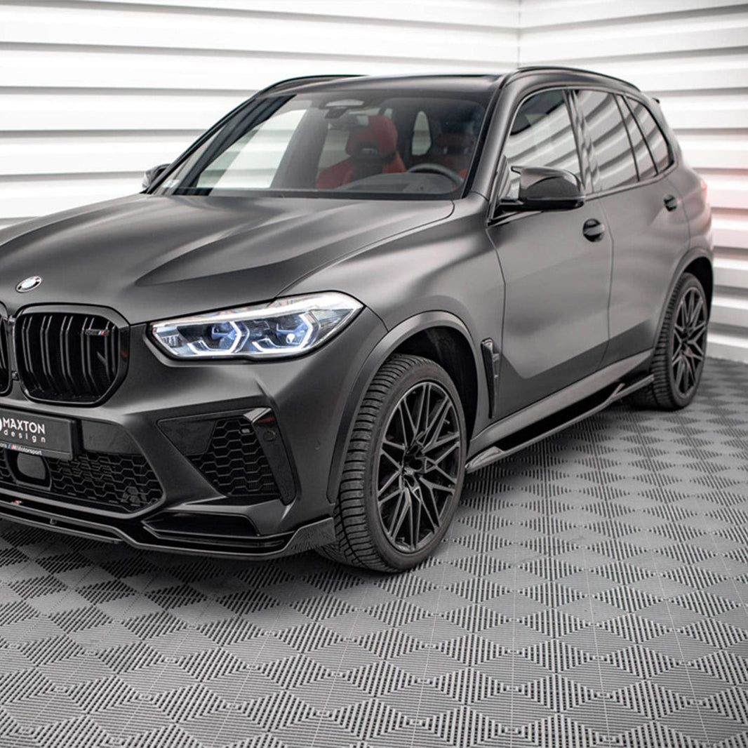 Maxton Design BMW X5M Side Skirts In Gloss Black (F95)
