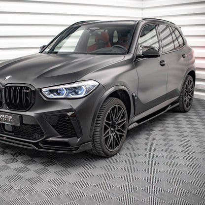 Maxton Design BMW X5M Side Skirts In Gloss Black (F95)