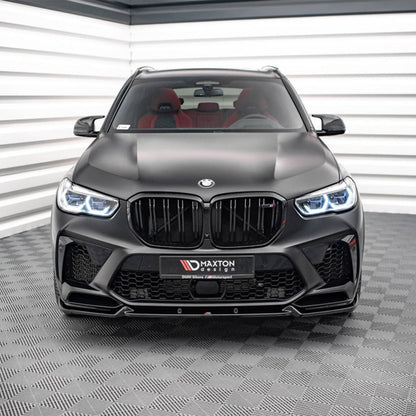 Maxton Design BMW X5M V1 Front Splitter In Gloss Black (F95)