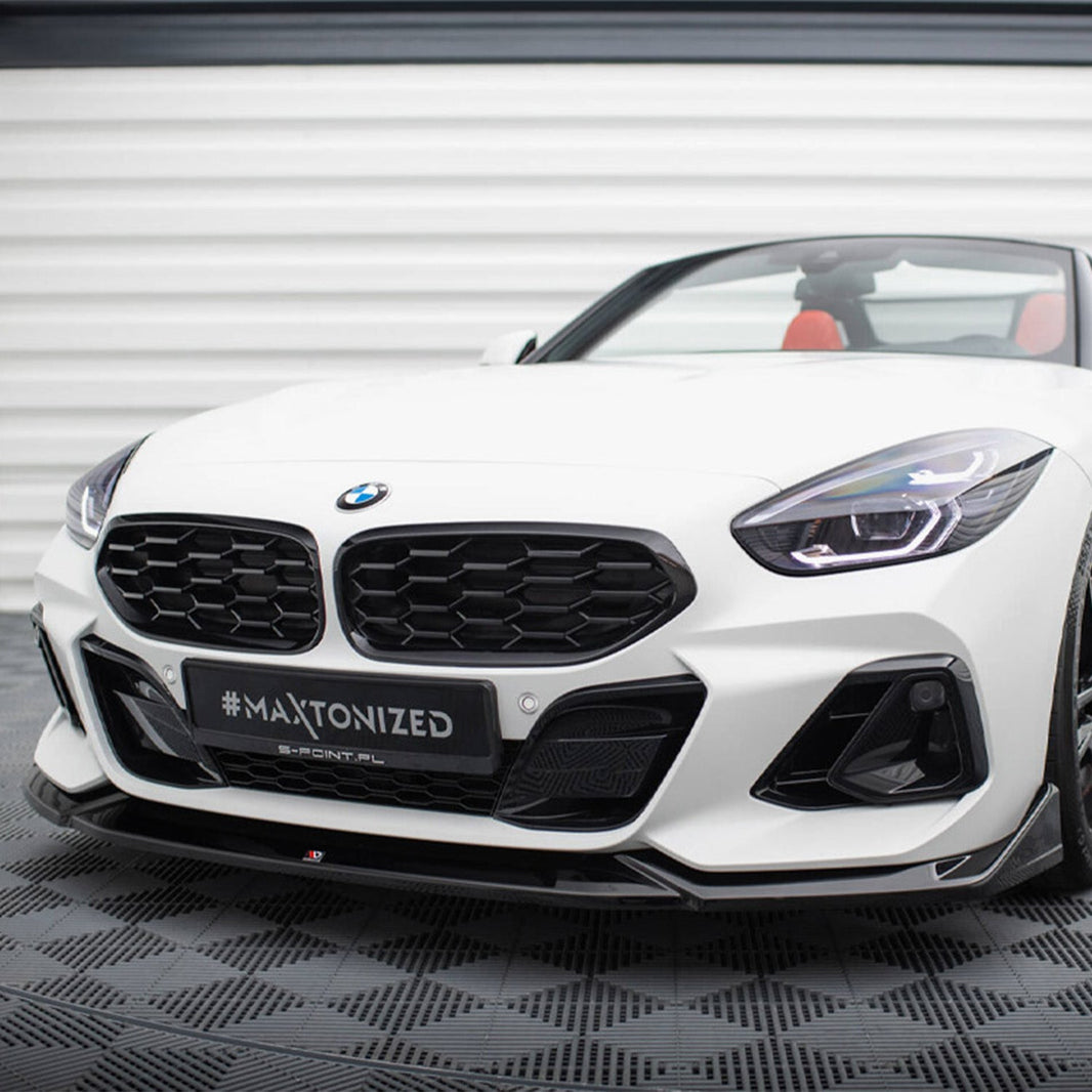 Maxton Design BMW Z4 LCI Front Splitter In Gloss Black (G29 inc M40i)