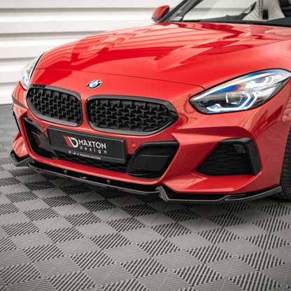 Maxton Design BMW Z4 Pre-LCI V1 Front Splitter In Gloss Black (G29)