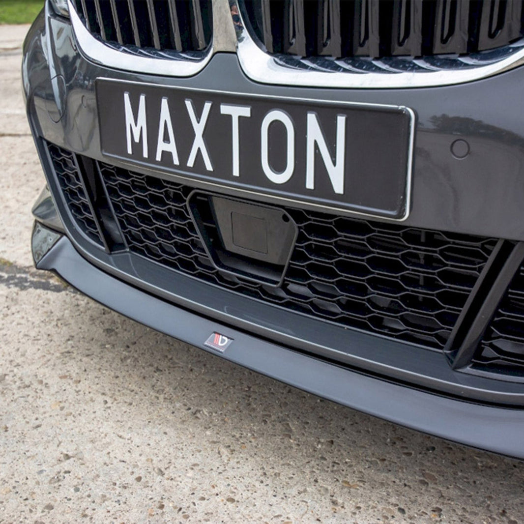 Maxton Design BMW 3 Series M Sport V1 Front Splitter In Gloss Black (G20/G21 Pre-LCI)