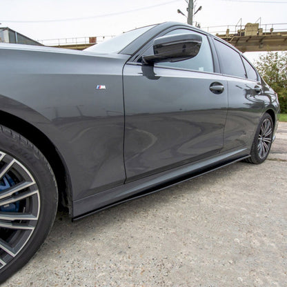 Maxton Design BMW 3 Series M Sport V1 Side Skirts In Gloss Black (G20/G21 Pre-LCI)